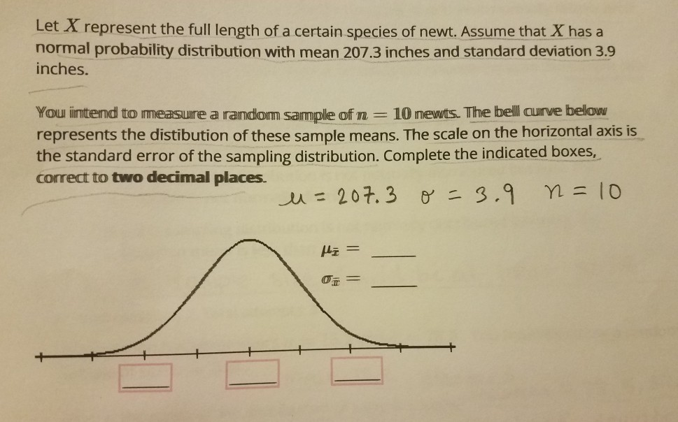 Solved Let X represent the full length of a certain species | Chegg.com