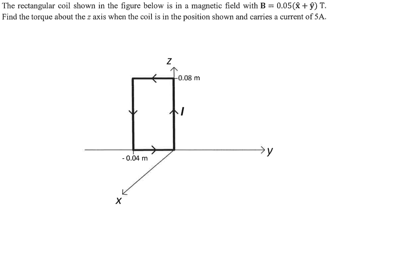 Solved The rectangular coil shown in the figure below is in | Chegg.com