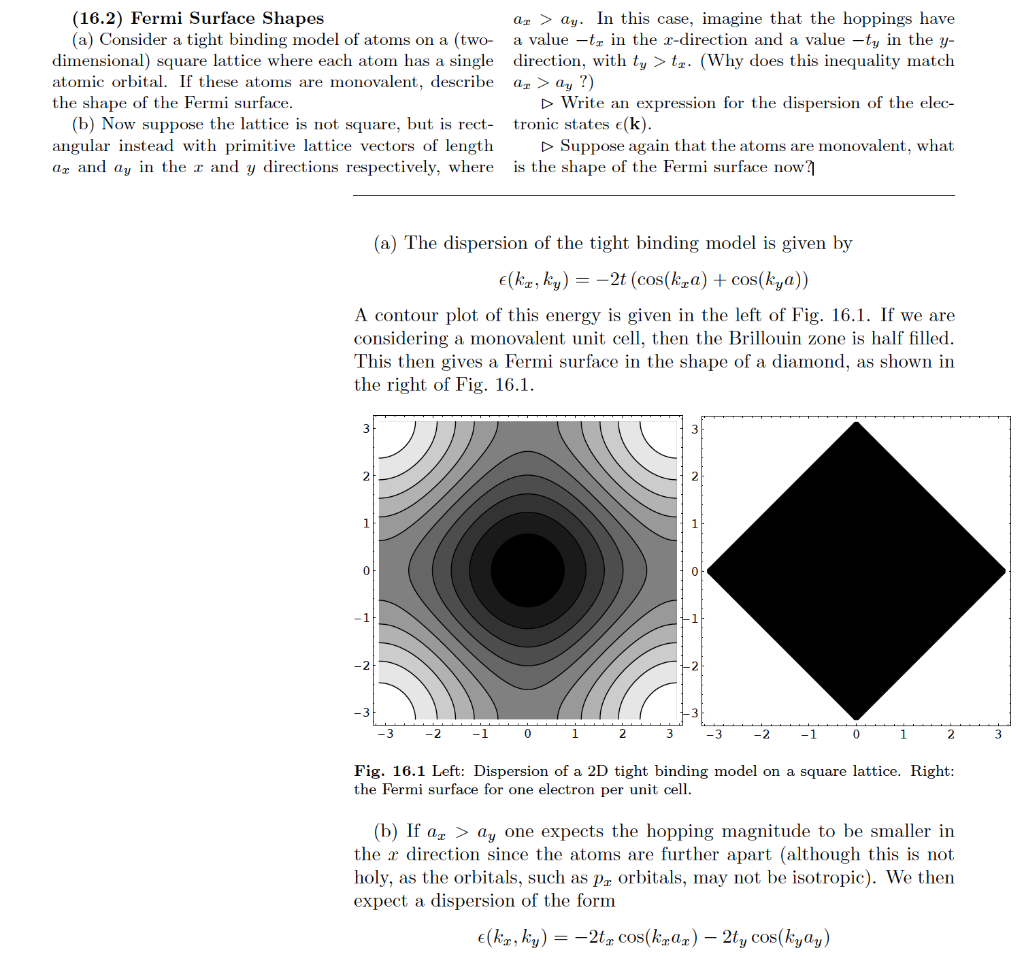 Hello, This is for a solid state physics class. The | Chegg.com