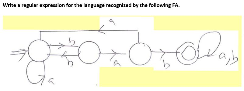 Solved Write a regular expression for the language | Chegg.com