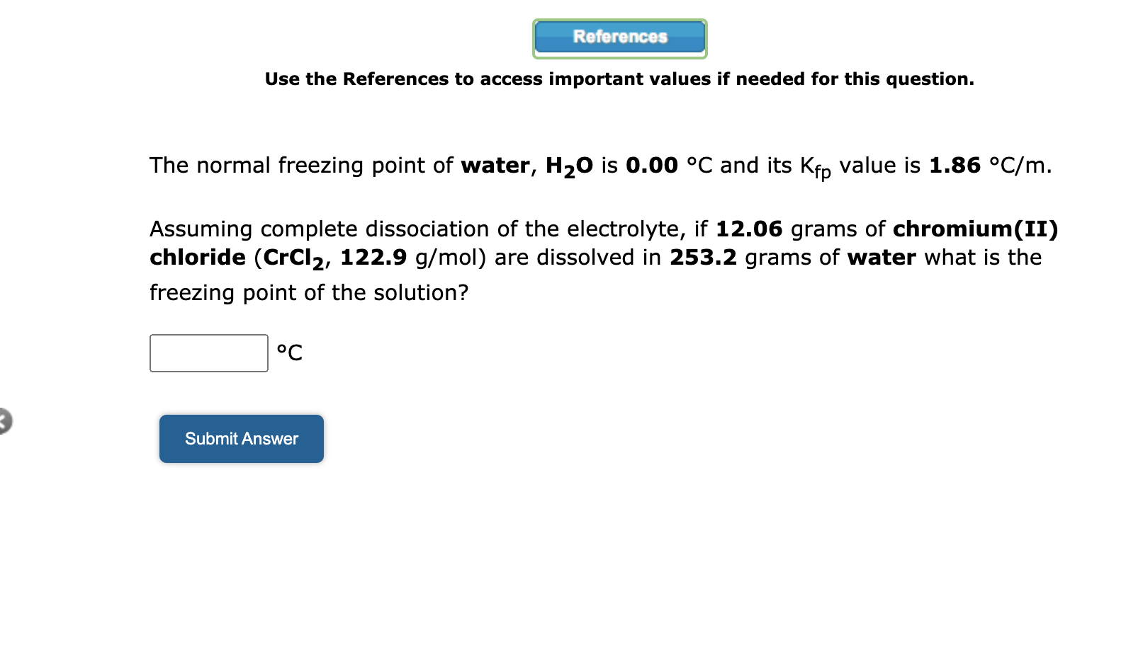 Solved Use the References to access important values if | Chegg.com