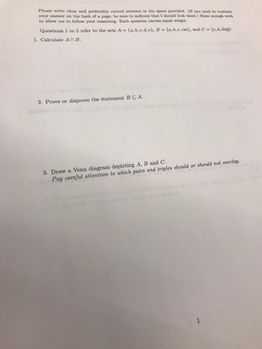 Solved Please write clear and preferably correct answers in | Chegg.com
