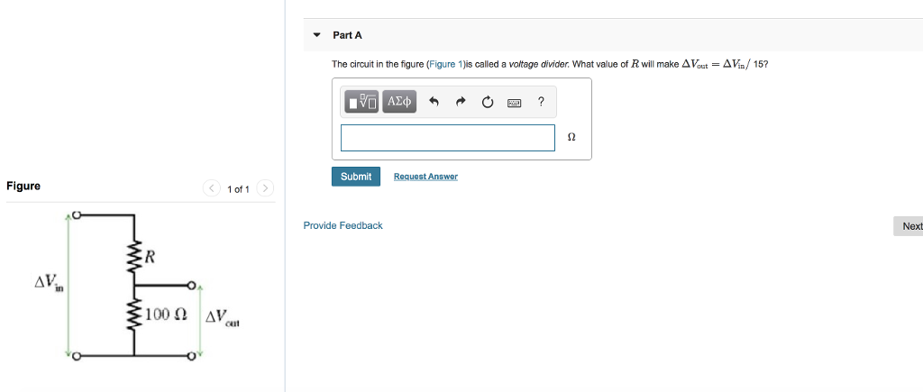 Solved Part A The circuit in the figure (Figure 1)is | Chegg.com