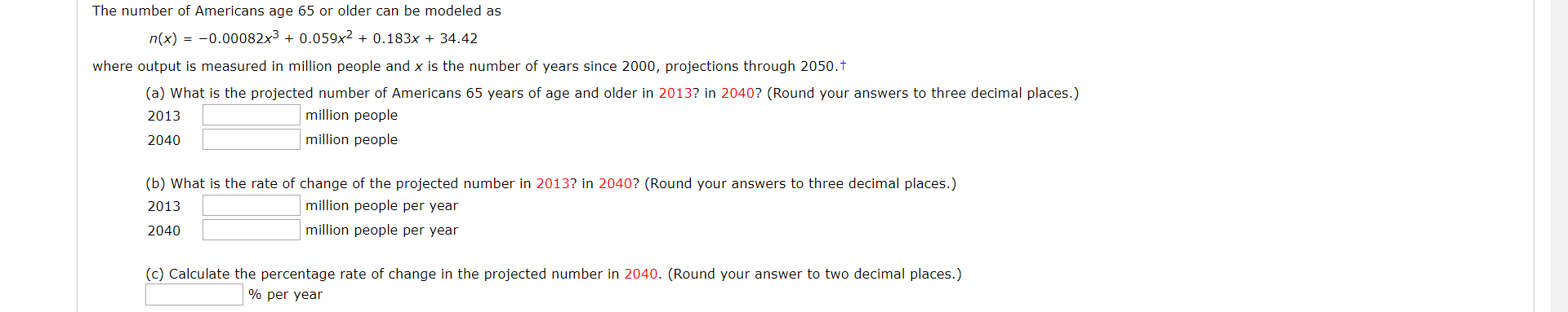 Solved The number of Americans age 65 or older can be | Chegg.com