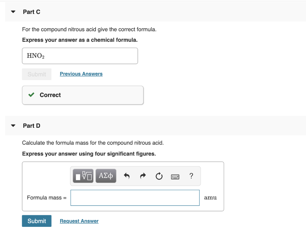 Solved Exercise 5.97 Part A For the compound tin(IV) sulfate