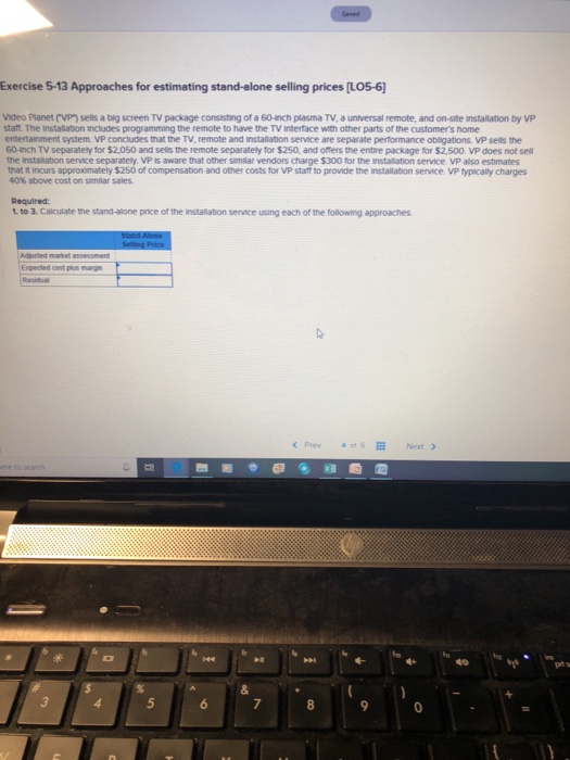 Solved Exercise 513 Approaches for estimating standalone