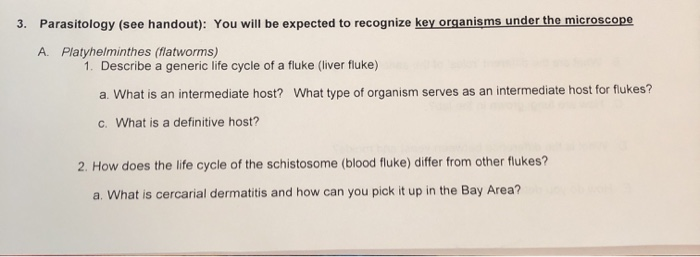 solved-parasitology-see-handout-you-will-be-expected-to-chegg