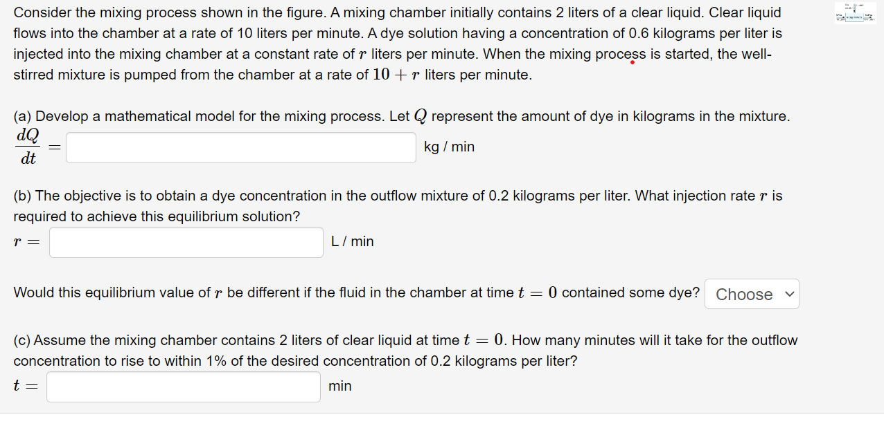 Solved Consider the mixing process shown in the figure. A | Chegg.com