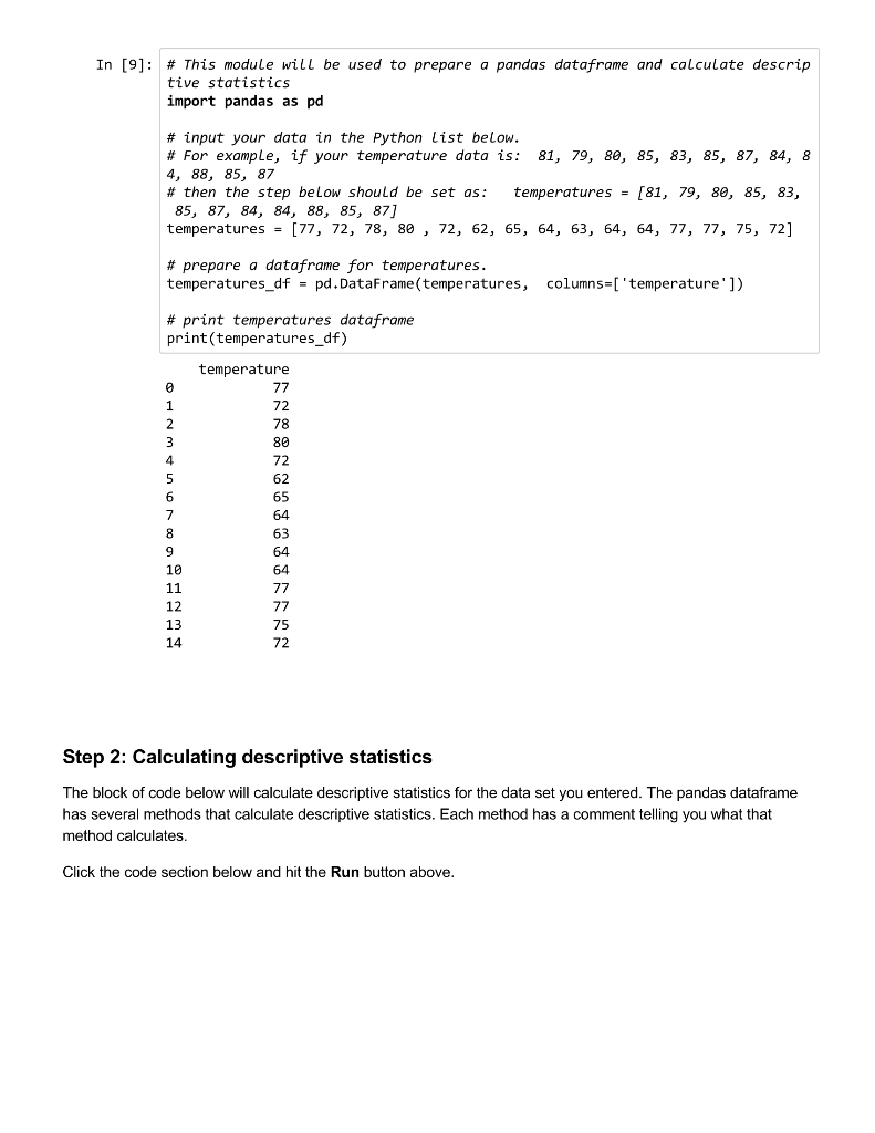 See data in the images. Share your data set. See | Chegg.com
