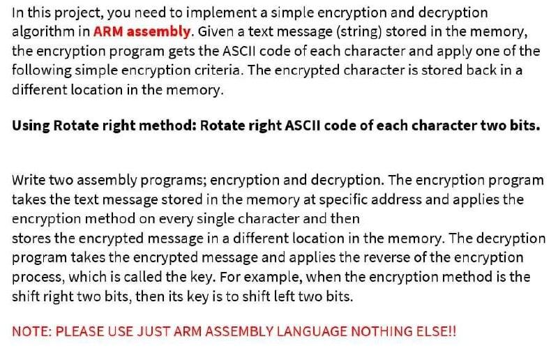Solved In this project, you need to implement a simple | Chegg.com