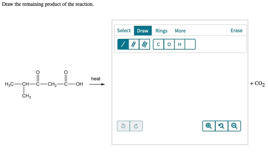 Solved Draw the remaining product of the reaction. Select