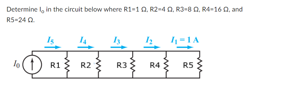Solved Determine I0 in the circuit below where | Chegg.com