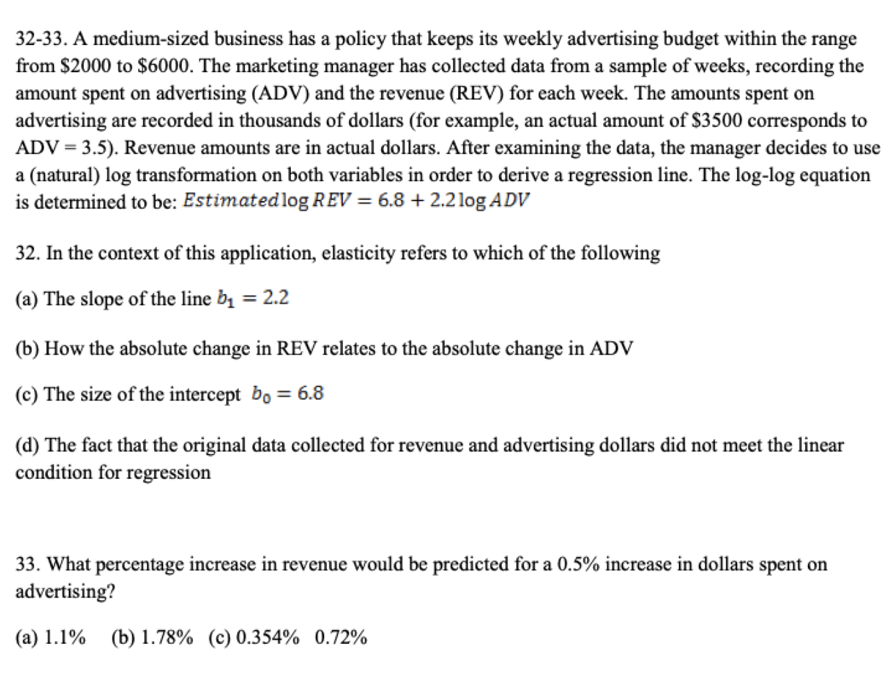 solved-32-33-a-medium-sized-business-has-a-policy-that-chegg