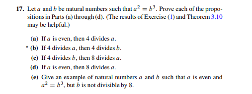 Solved 17. Let a and b be natural numbers such that a? = 53. | Chegg.com