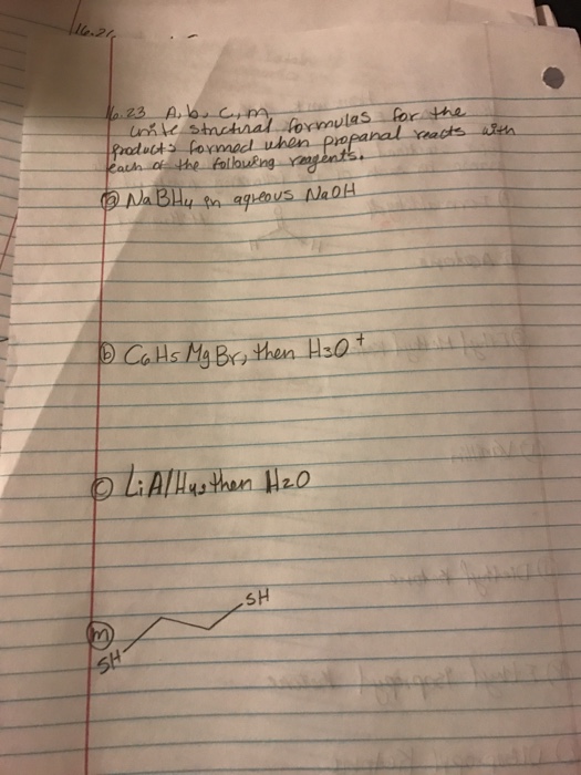 Solved Unit structural formulas for the products formed when | Chegg.com