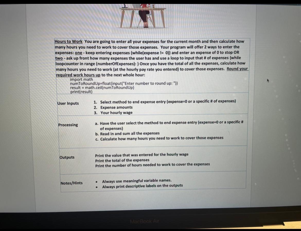 Solved Hi! Can You Please Draw A Flowchart For This Problem | Chegg.com