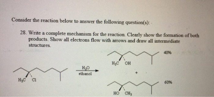 Solved Consider the reaction below to answer the following | Chegg.com