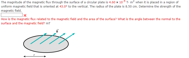 Solved The magnitude of the magnetic flux through the | Chegg.com