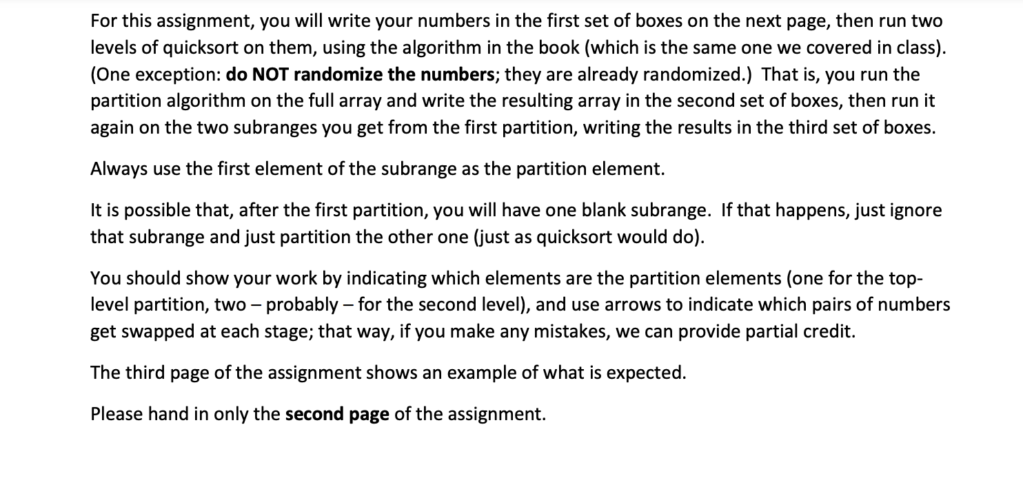 Solved For this assignment, you will write your numbers in | Chegg.com