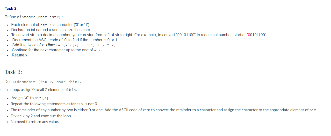 Solved Lab Objectives Be able to convert binary numbers to | Chegg.com