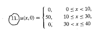Solved Consider the conduction of heat in a rod 40 cm in | Chegg.com