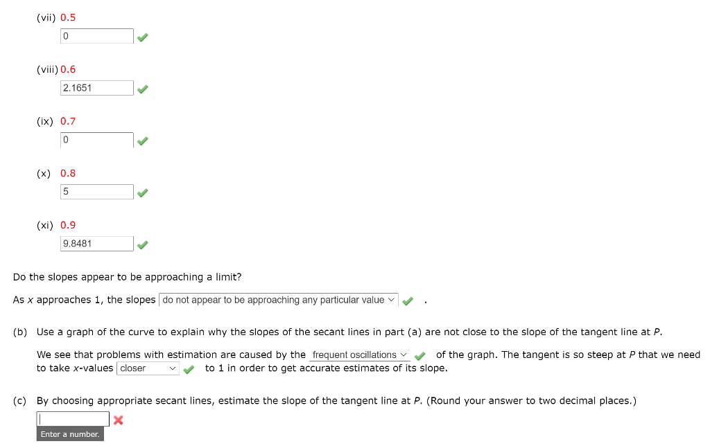 Solved 1470 The Point P 1 0 Lies On The Curve Y Sin H Chegg Com