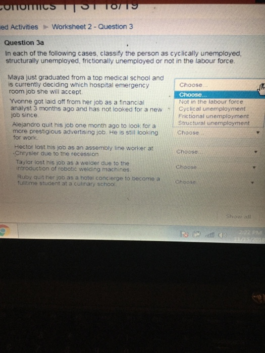 Solved ed Activities Worksheet 2-Question 3 Question 3a In | Chegg.com