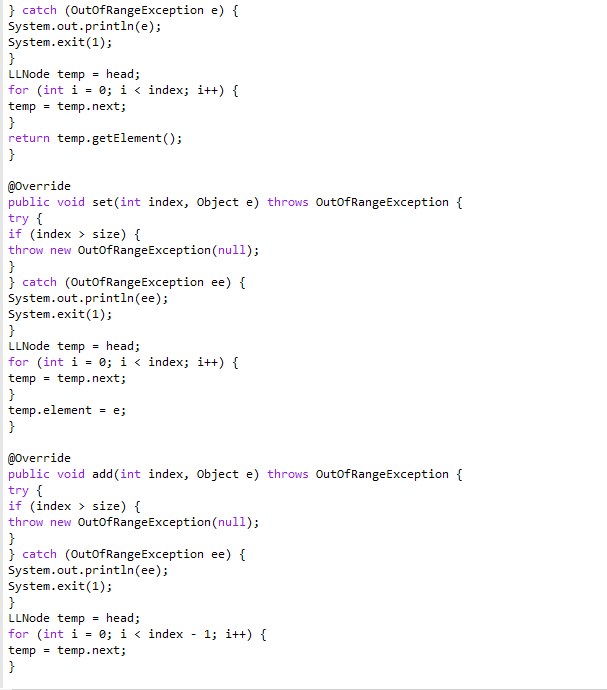 Solved public interface List { public int size(); public | Chegg.com