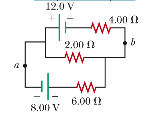 Solved Given the circuit shown, a. Calculate the current | Chegg.com