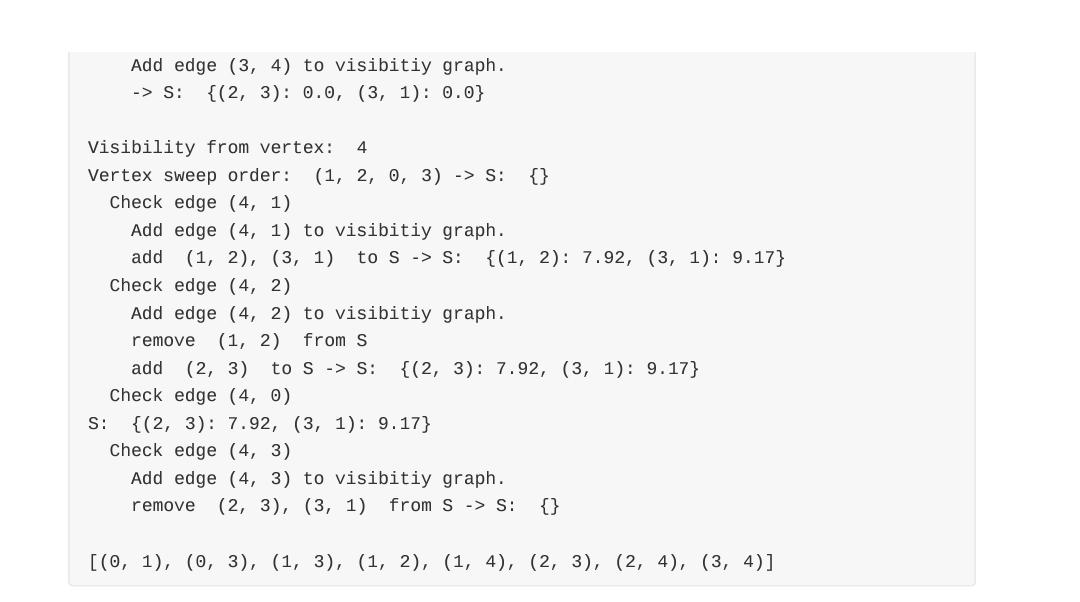 Solved Visibility graphs This document will guide you to | Chegg.com