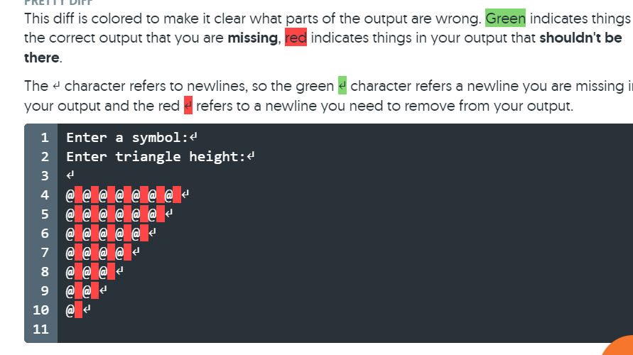 Solved This program will output a right-triangle based on | Chegg.com