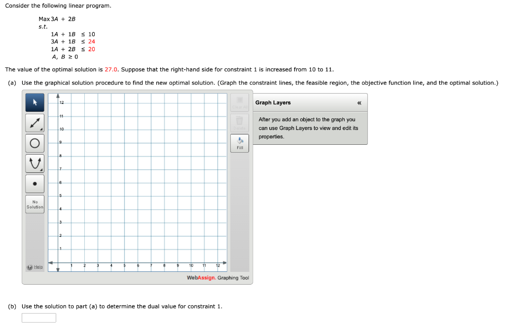 Solved Consider the following linear program. Max 3A + 2B | Chegg.com