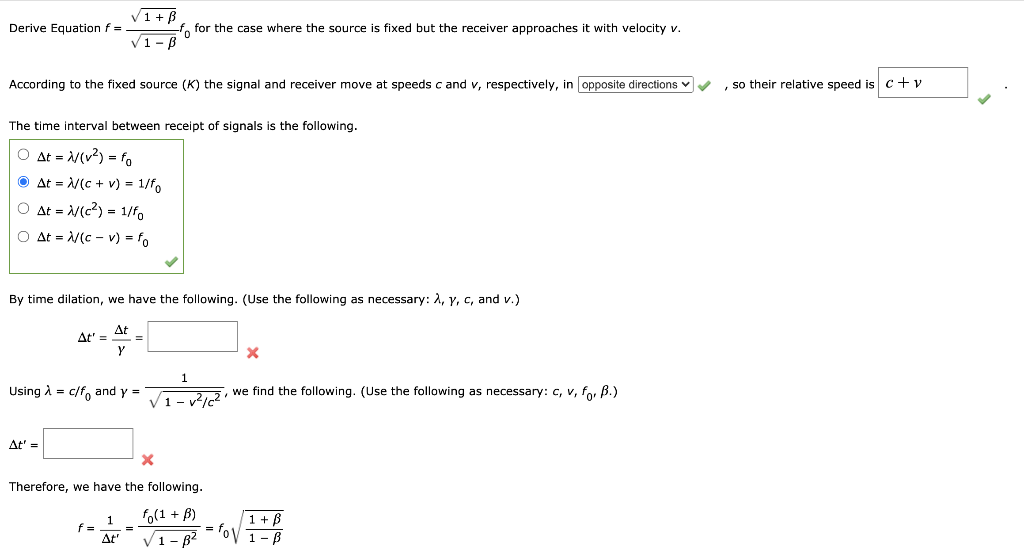 Solved Derive Equation F V1 B Fo For The Case Where The Chegg Com