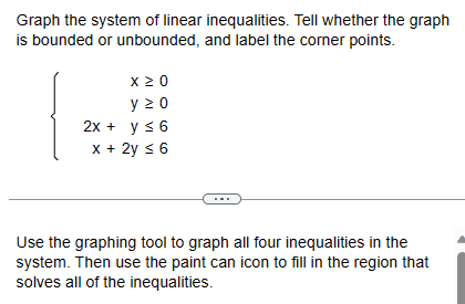 how to identify the graph of the system of linear inequalities