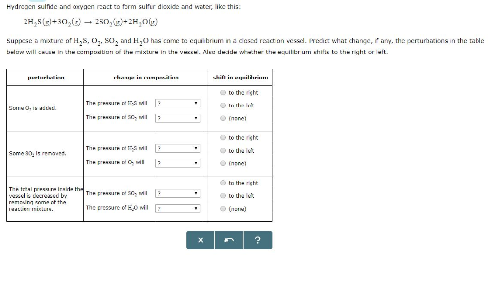 Solved Hydrogen Sulfide And Oxygen React To Form Sulfur