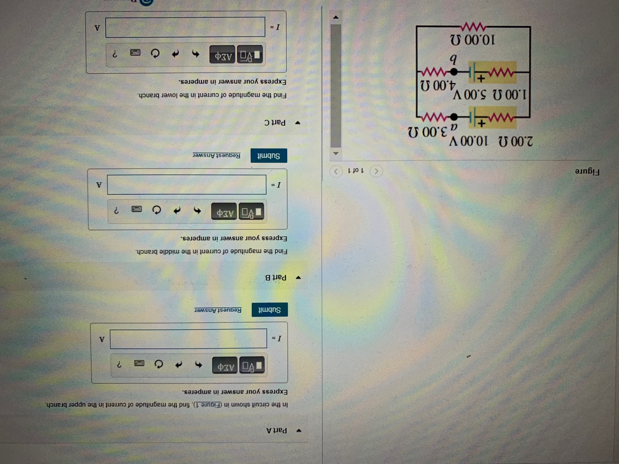 Solved Part A In the circuit shown in (Figure 1), find the | Chegg.com