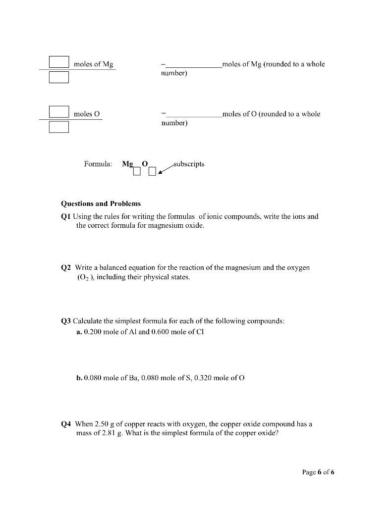 Solved Questions and Problems Q1 Using the rules for writing | Chegg.com