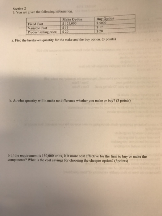 Solved You are given the following information Find the | Chegg.com