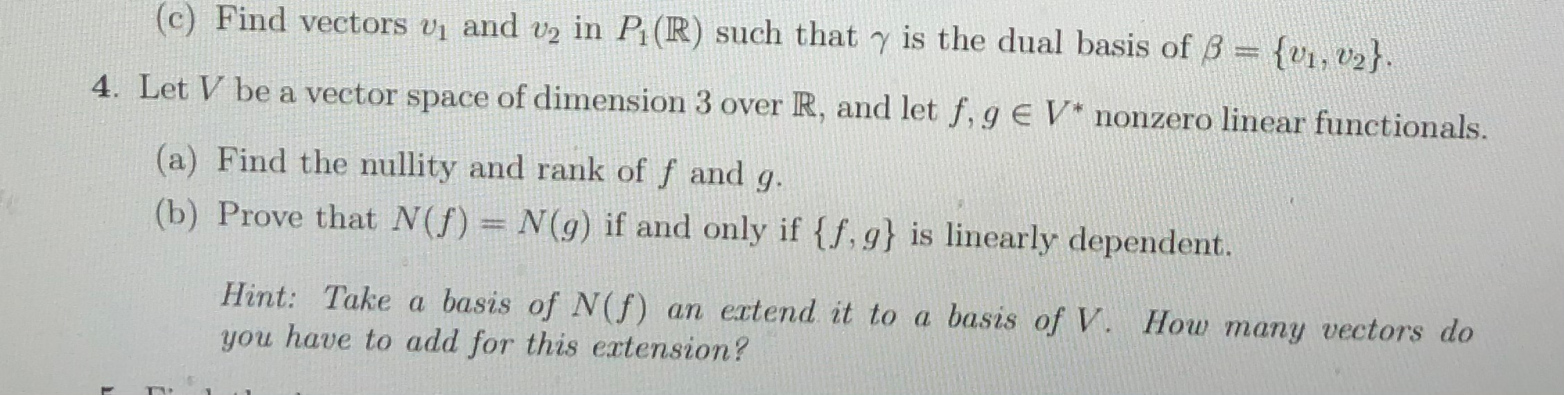 Solved C Find Vectors Vi And V2 In Pi R Such That Y Is Chegg Com