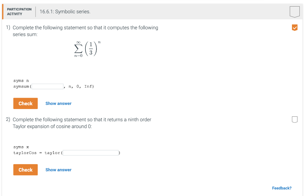These questions based on Matlab program, so | Chegg.com