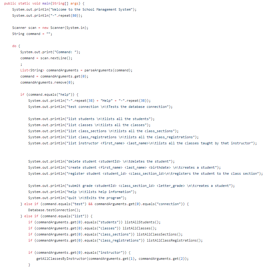 Solved teras ten_id Int AT PK name varchar(29) MULL grades | Chegg.com