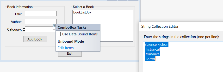 Solved C# WINDOWS FORMS APPLICATION NOT CONSOLE 1. create a | Chegg.com