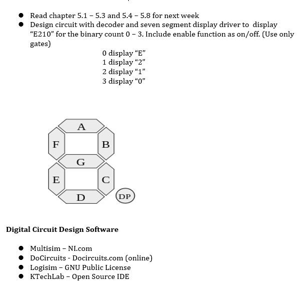 Solved Read chapter 5.1 - 5.3 and 5.4 - 5.8 for next week | Chegg.com
