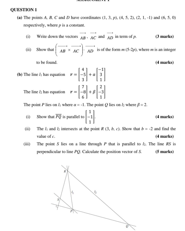 Solved QUESTION 1 (a) The Points A, B, C And D Have | Chegg.com