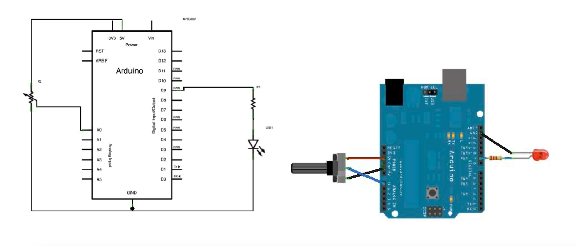 Aşağıdaki verilen Arduino Devresinin D9 pinine | Chegg.com