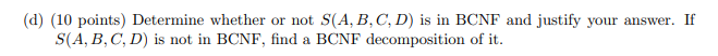 Solved Problem 3. (50 points) Consider a relation schema | Chegg.com