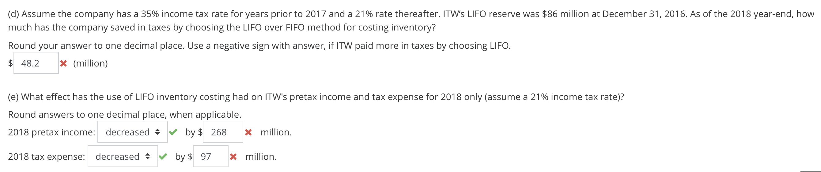 Solved Analyzing an Inventory Footnote Disclosure Illinois