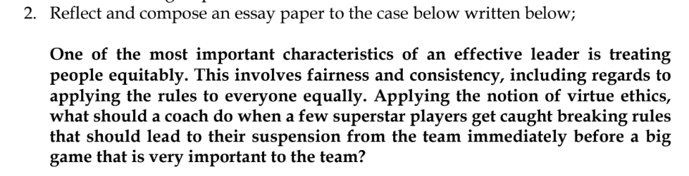 Solved 1 What Is The Importance Of Character In Knowing And Chegg Com