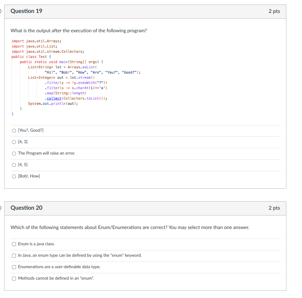 Solved What is the output after the execution of the | Chegg.com