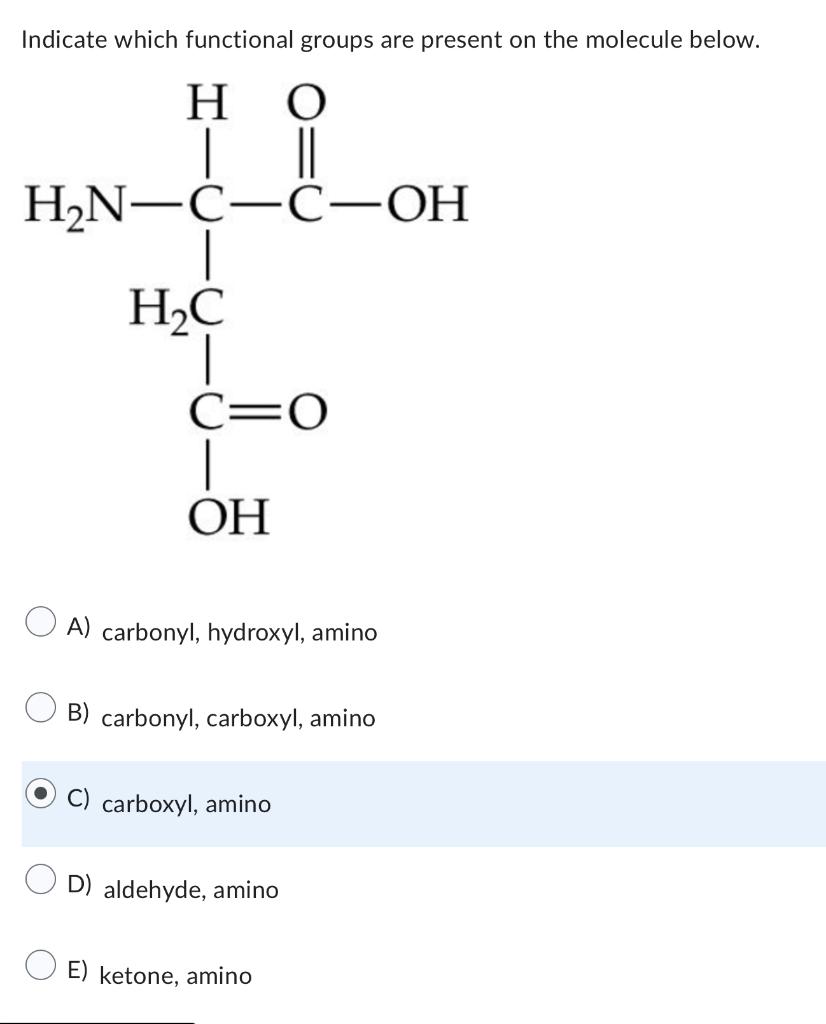 carboxyl functional group